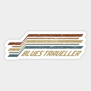 Blues Traveller Stripes Sticker